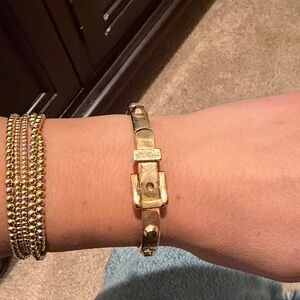 Michael Kors Gold-Tone Studded Bracelet